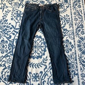 Wrangler Dark Blue Jeans 36W 34L